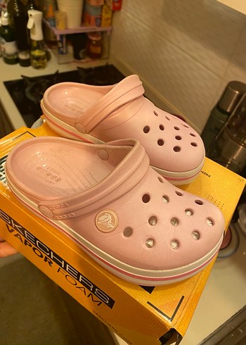 Çocuk crocs terlik pembe - Görsel 4