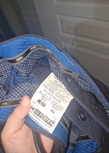 Erkek Lacivert Düğmeli Takım Elbise - Görsel 5