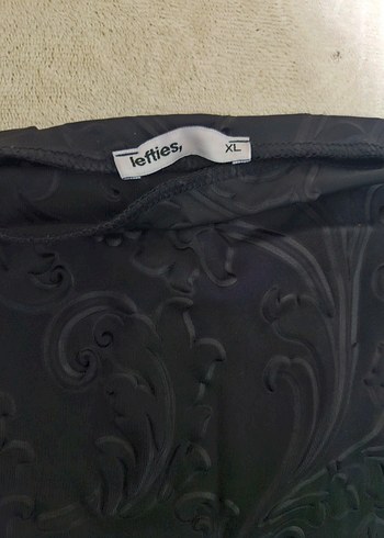 Drapeli Siyah Midi Derili Etek - Görsel 3