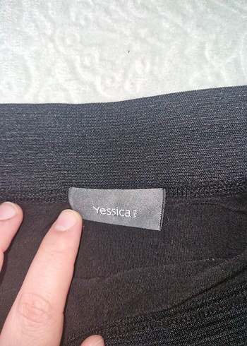 Siyah Drapeli Midi Etek - Görsel 3