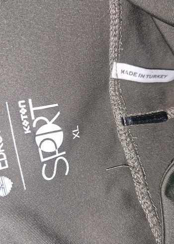 Koton Haki Renk Kadın Spor Tayt - Görsel 3