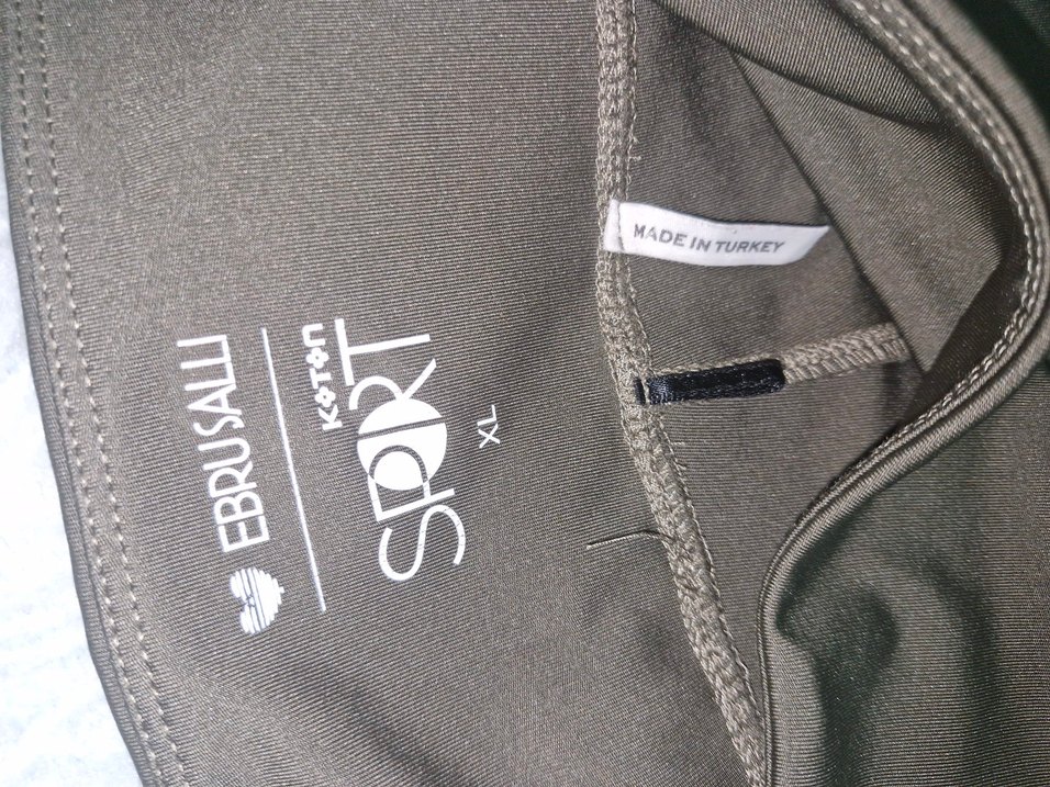 Koton Haki Renk Kadın Spor Tayt - Görsel 3