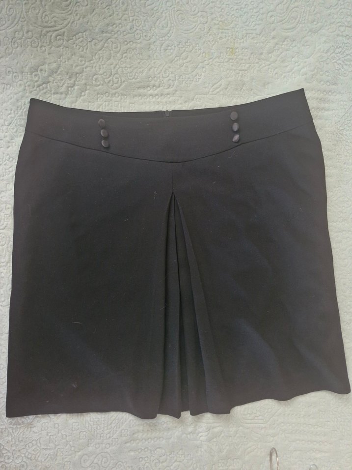 Siyah Pilili Midi Etek - Görsel 2