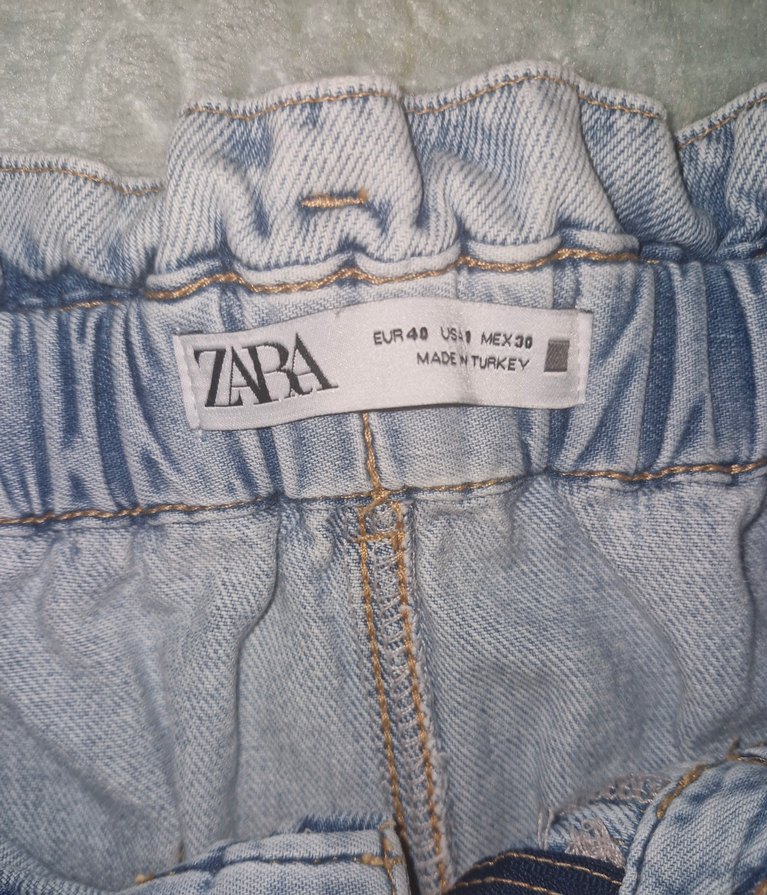 Düğmeli Mavi Midi Kadın Kot Pantolon - Görsel 3