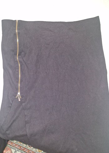 Batik Yandan Yırtmaçlı Kadın Etek - Görsel 3