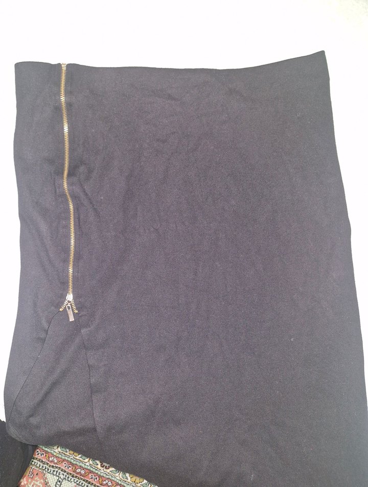 Batik Yandan Yırtmaçlı Kadın Etek - Görsel 3