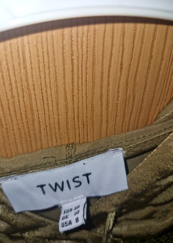 Kadın Parlak Altın Sweatshirt - Görsel 3