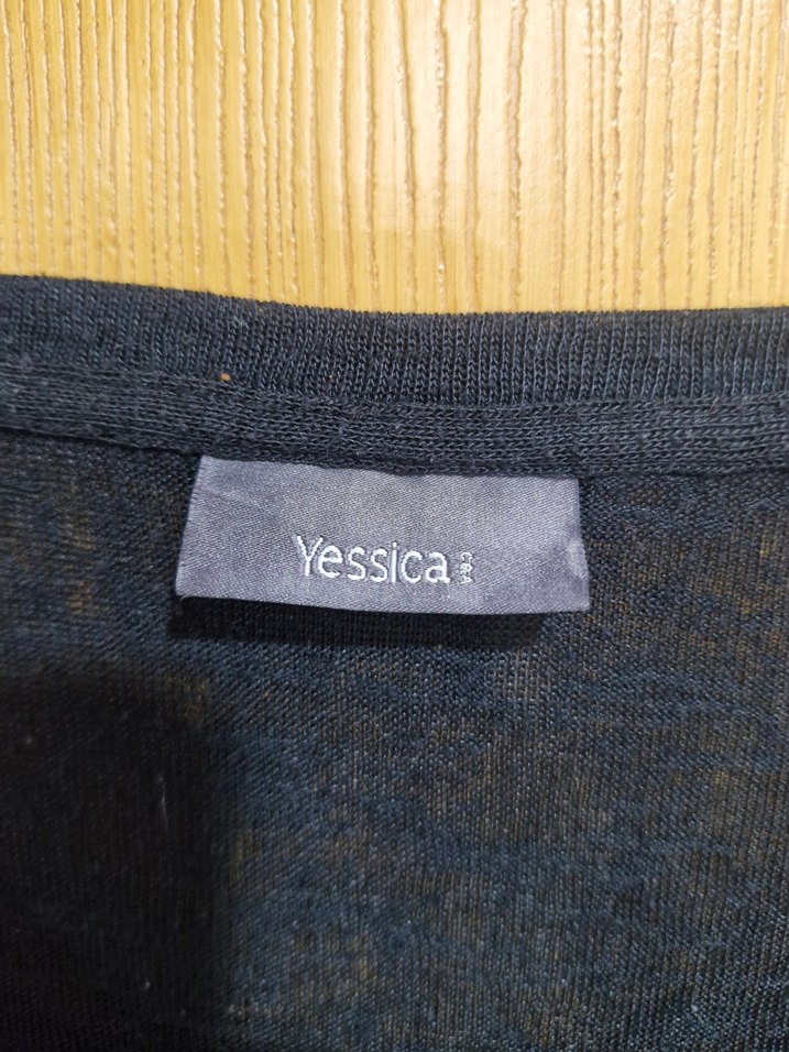 Siyah Baskılı T-shirt - Görsel 2