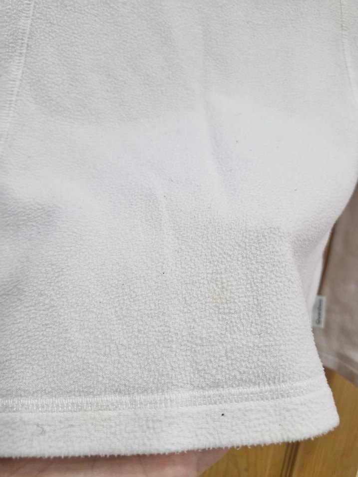 Kadın Beyaz Uzun Sweatshirt - Görsel 3