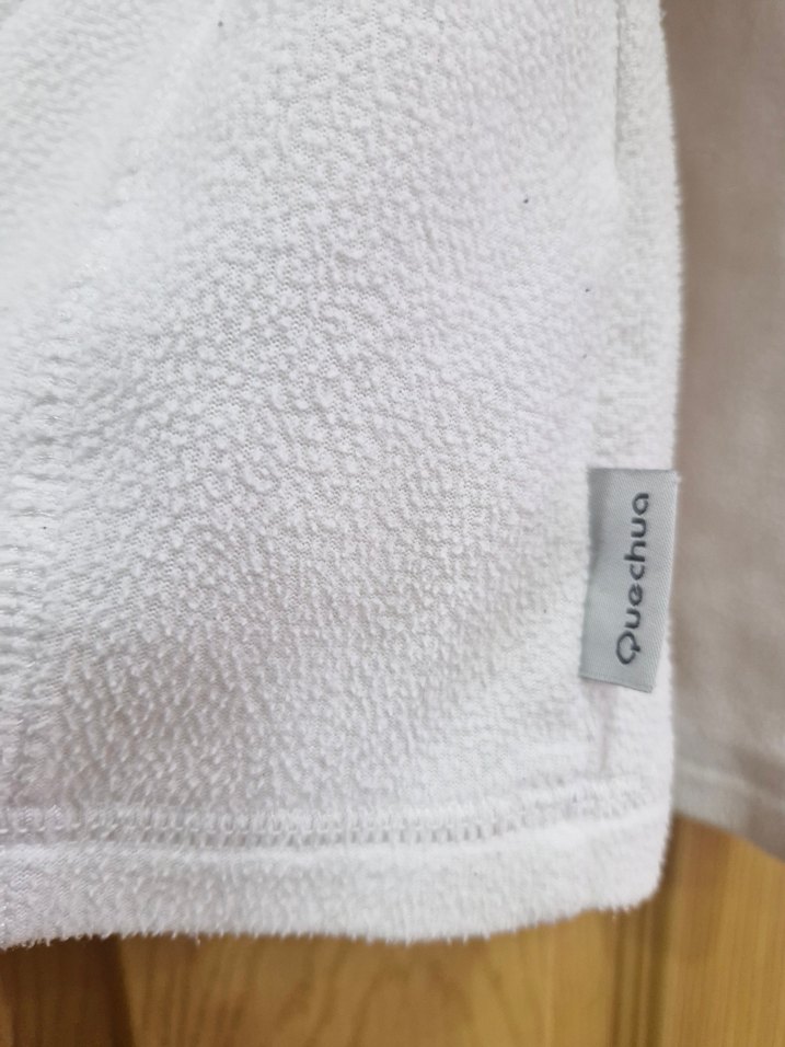 Kadın Beyaz Uzun Sweatshirt - Görsel 2