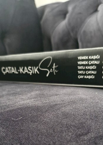 First Class Gri 30 Parça Çatal Kaşık Seti - Görsel 2