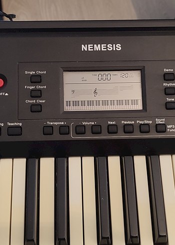 Nemesis 3100 Siyah Elektronik Klavye - Görsel 3