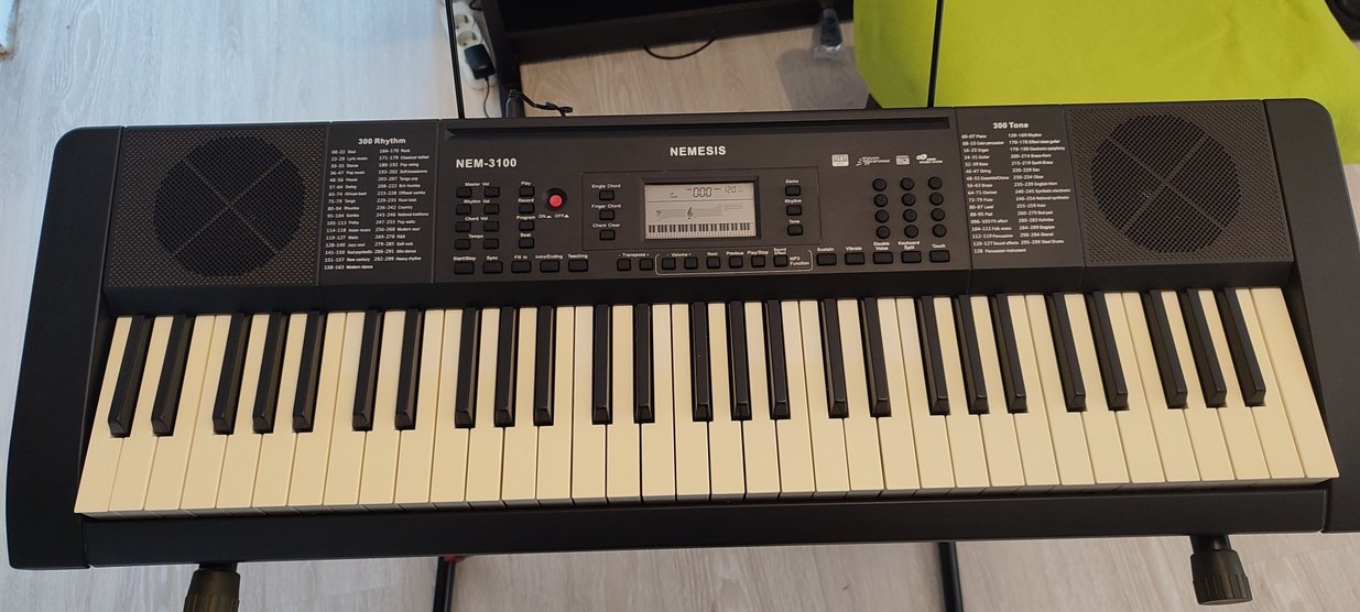 Nemesis 3100 Siyah Elektronik Klavye - Görsel 2