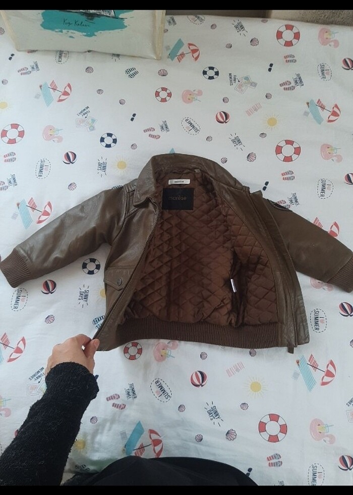 Bebek deri ceket - Görsel 2