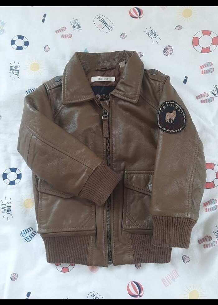 Bebek deri ceket - Görsel 3