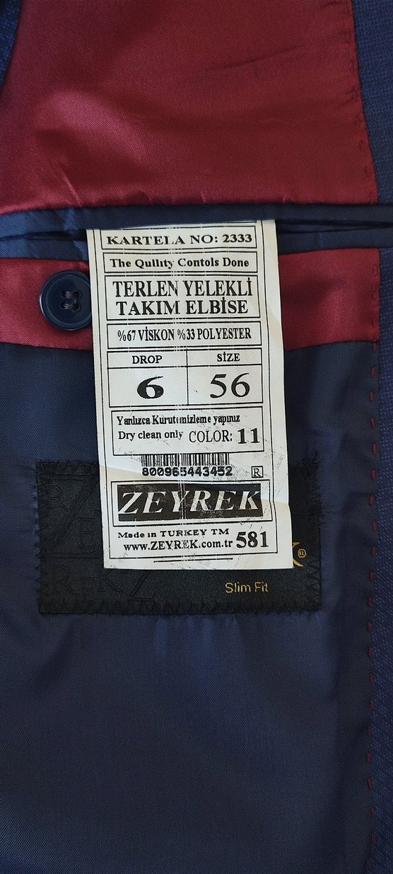 Zeyrek erkek yelekli takım elbise - Görsel 5