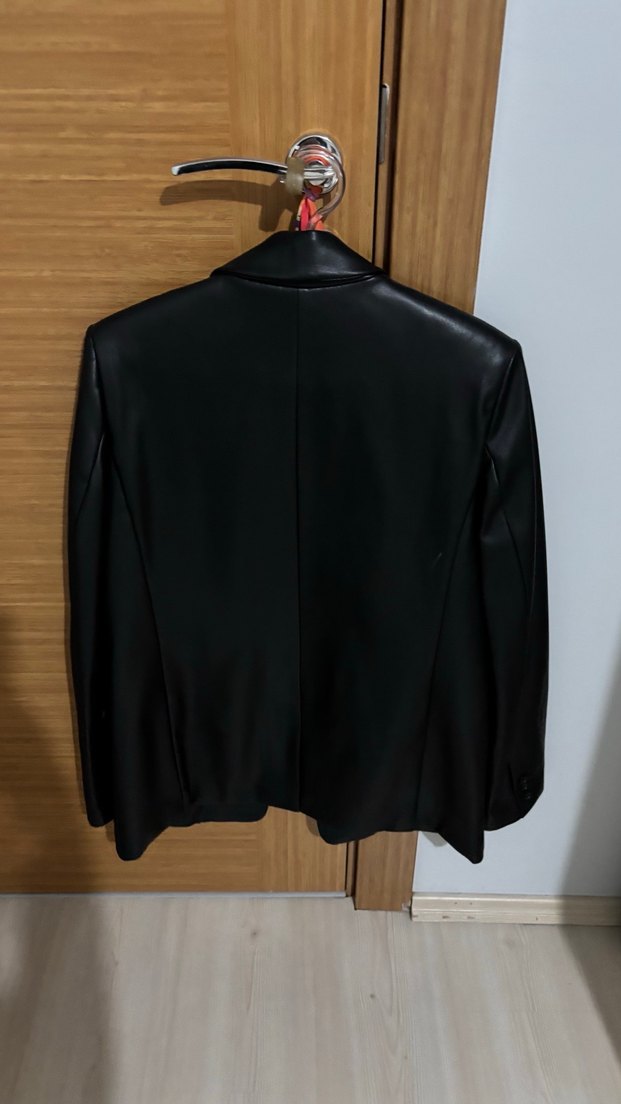 Koton Kadın Siyah Deri blazer Ceket - Görsel 2