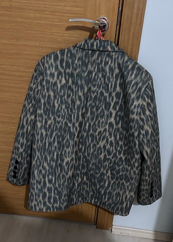 Leopar blazer ceket - Görsel 6