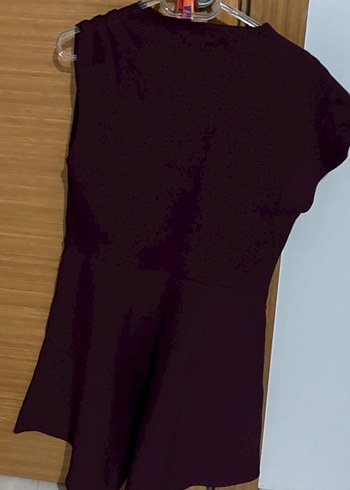 Zara bordo elbise - Görsel 3