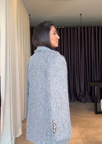 Gri blazer ceket - Görsel 2