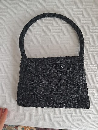 boncuk işlemeli çanta 