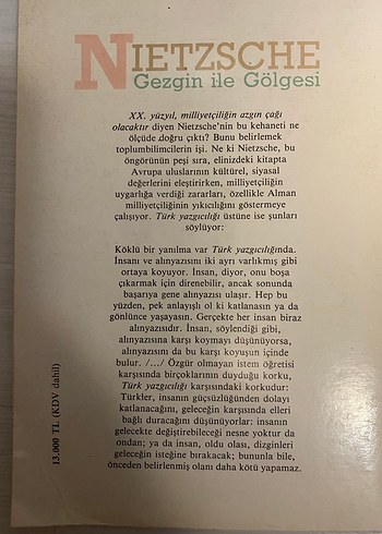  Nietzsche - Gezgin ile Gölgesi