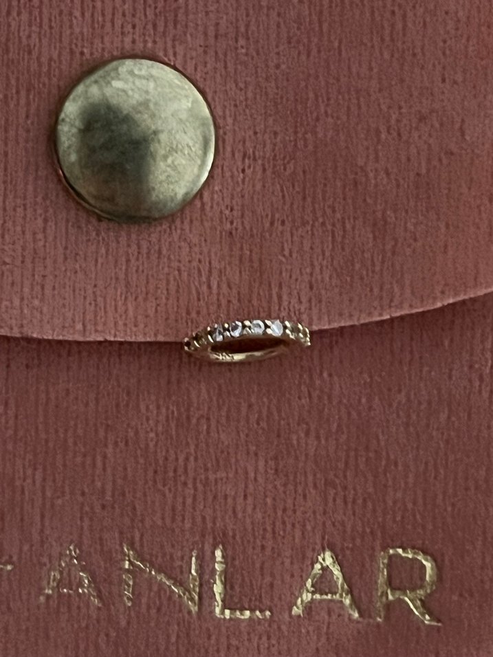 Mini altın halka piercing - Görsel 4