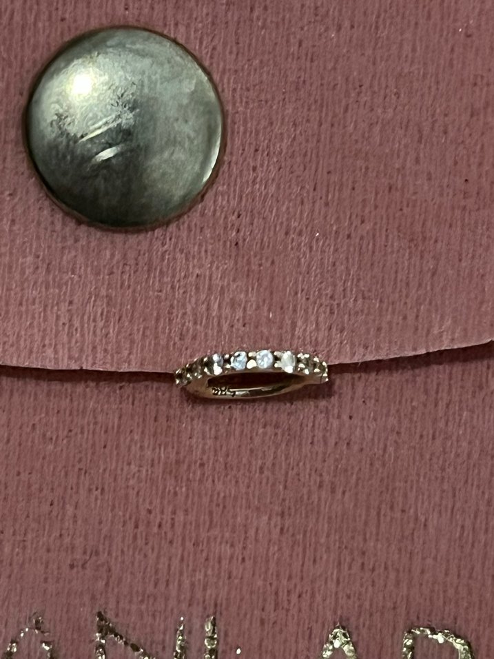 Mini altın halka piercing - Görsel 3