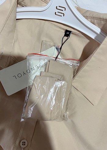 Bej Kadın Uzun Elbise - Görsel 3