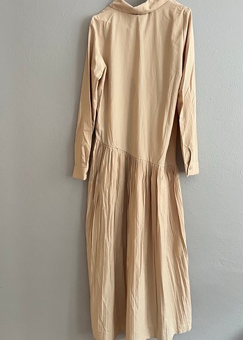 Bej Kadın Uzun Elbise - Görsel 2