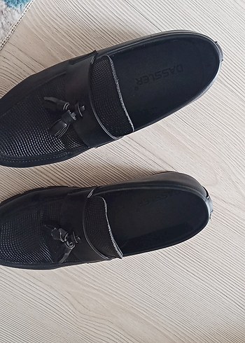 35 Beden Siyah Tokalı Erkek Klasik Ayakkabı