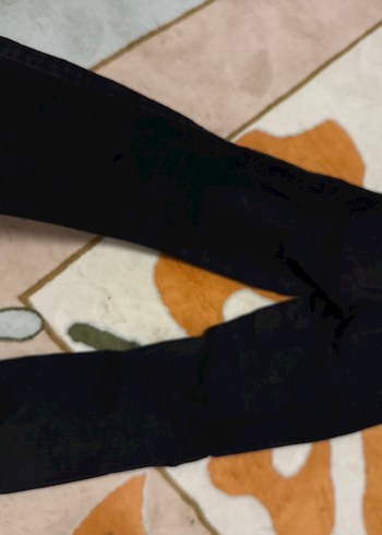 Siyah Kadın Jean, Velcro Kapamalı - Görsel 3