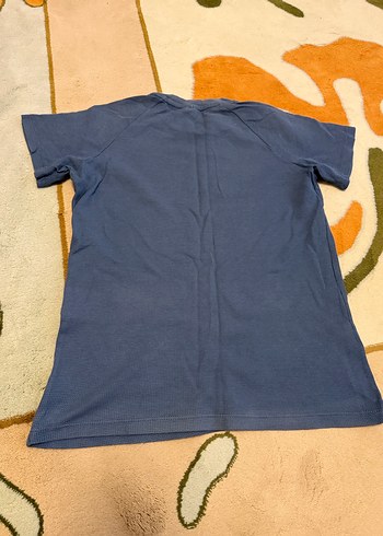 Koyu Mavi Çocuk Kısa Kollu tişört - Görsel 3