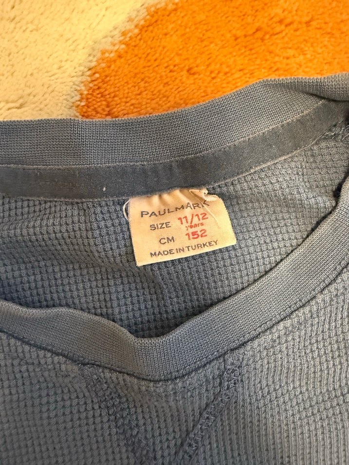 Koyu Mavi Çocuk Kısa Kollu tişört - Görsel 2