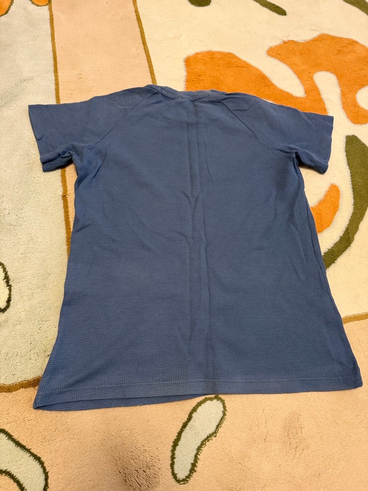 Koyu Mavi Çocuk Kısa Kollu tişört - Görsel 3