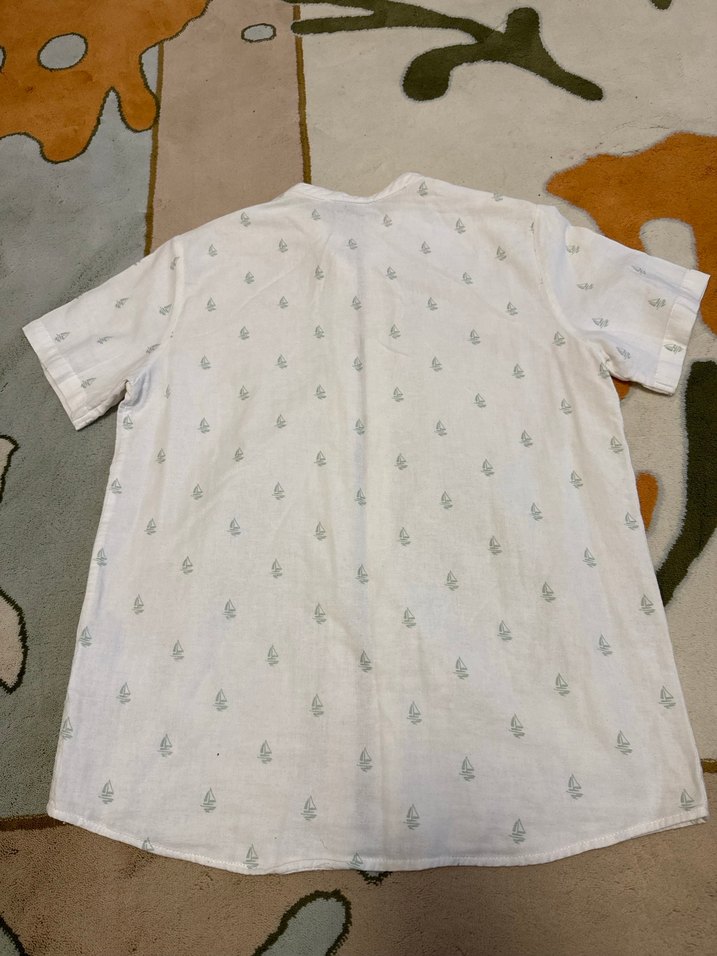 Beyaz  Erkek Çocuk Gömlek - Görsel 4