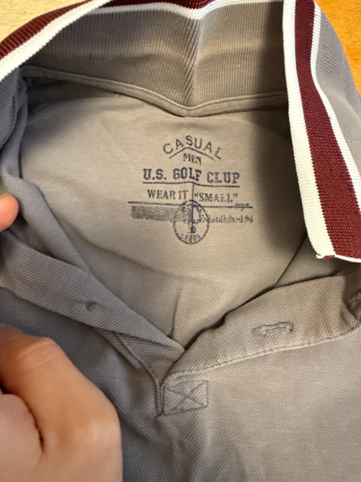 Düğmeli Gri Pamuklu Erkek Polo Tişört - Görsel 2