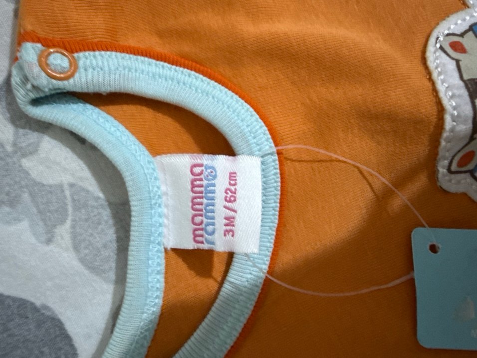 Renkli Baskılı Uzun Kollu Bebek Tulum - Görsel 2