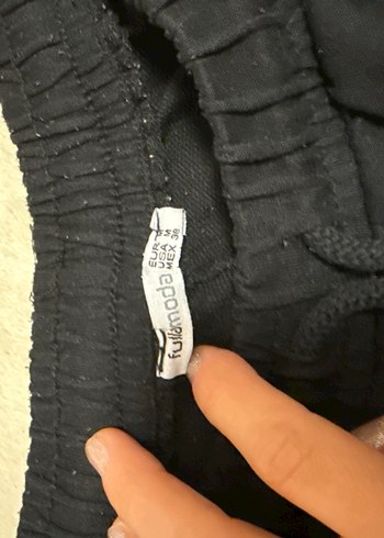 Siyah Kadın Salaş eşofman altı - Görsel 3