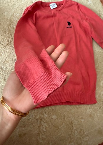 Pembe Triko Kadın Kazak Uzun Kollu