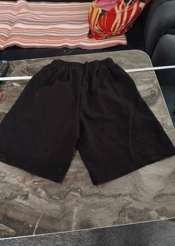 Desenli Siyah  Şort - Görsel 7