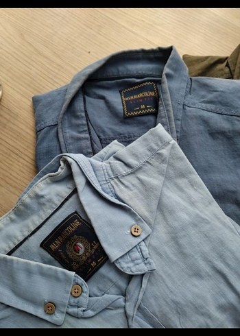 iş kıyafeti Kısa Kollu Denim Erkek Gömlek - Görsel 6