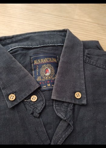 iş kıyafeti Kısa Kollu Denim Erkek Gömlek - Görsel 4