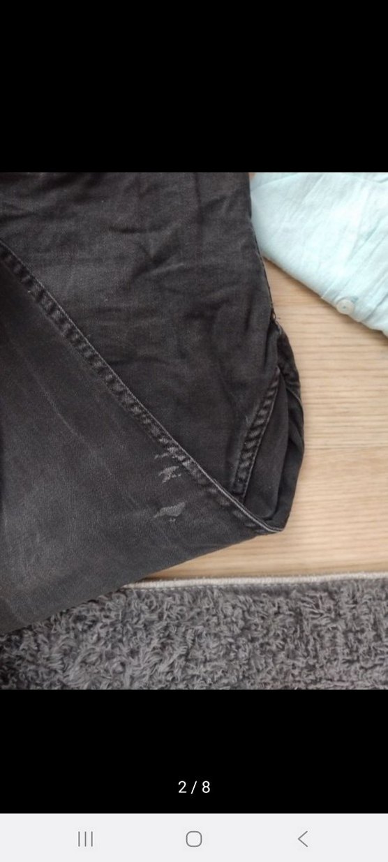 iş kıyafeti Kısa Kollu Denim Erkek Gömlek - Görsel 3