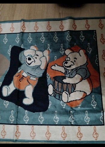Renkli Baskılı Çocuk odası halı ince - Görsel 2
