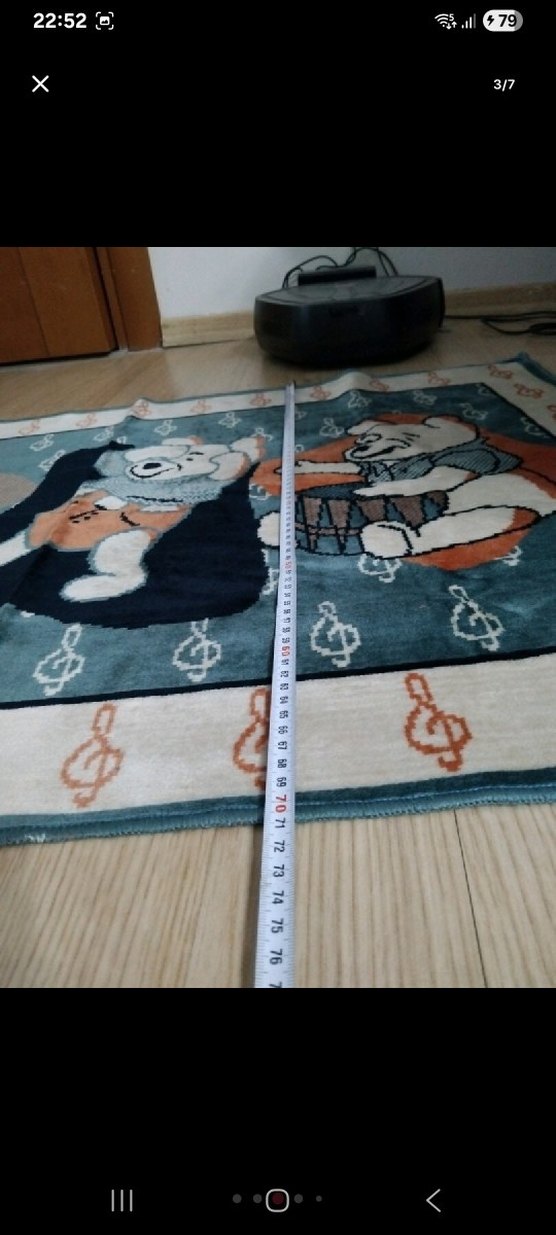 Renkli Baskılı Çocuk odası halı ince - Görsel 3