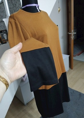 Kadın Uzun Kollu Midi Tunik - Görsel 2