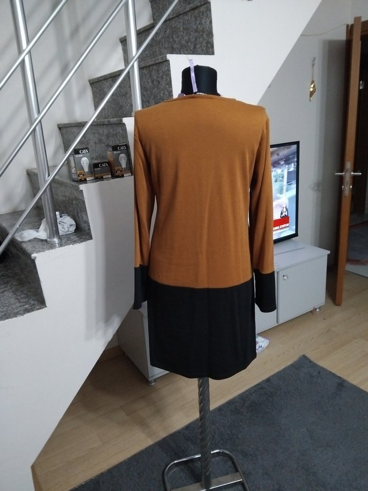 Kadın  Uzun Kollu Midi Tunik - Görsel 3