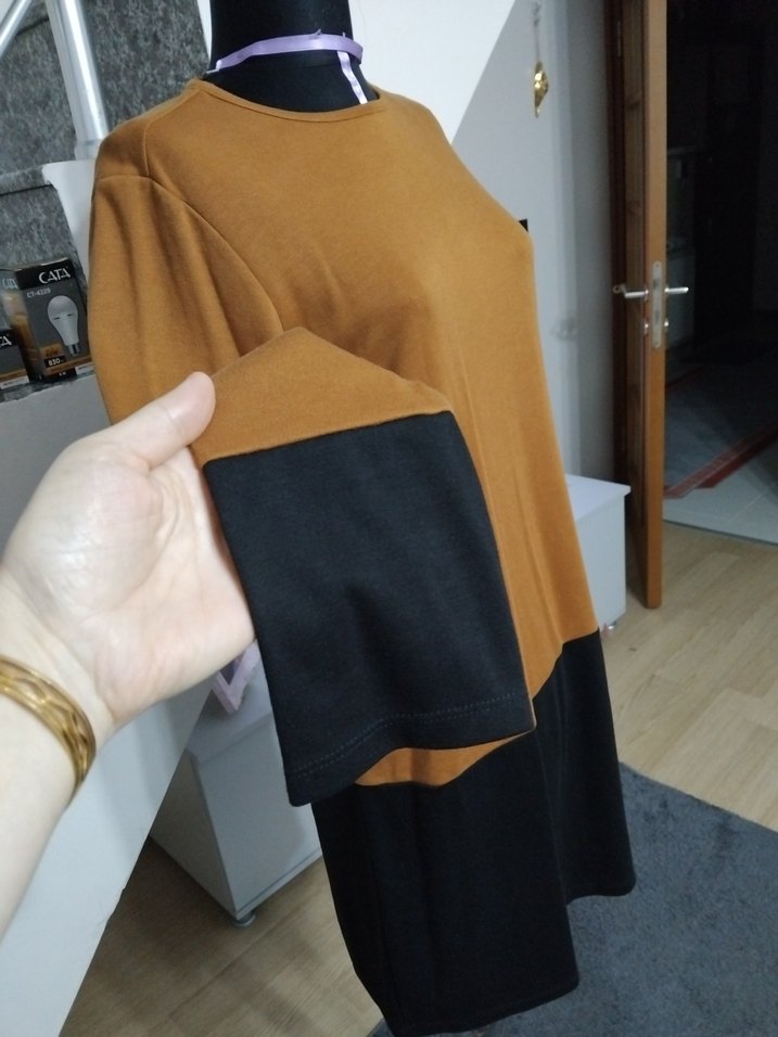 Kadın  Uzun Kollu Midi Tunik - Görsel 2