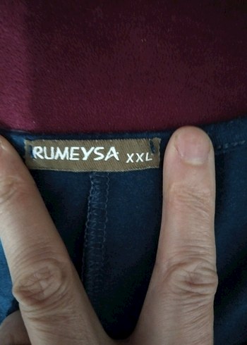 Uzun Kollu Bohem Örme Denim Tunik - Görsel 7